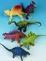 12 Assorted DINOSAURS 5-6 inch Size - Dinosaur stocking stuffers - NEW style!