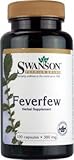 Swanson Feverfew 380mg, 100 Capsules