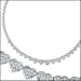 14K Graduated Diamond Heart Necklace by Morris & David