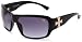 Rocawear Women's R752 Resin Sunglasses,Black Frame/Gradient Smoke Lens,one size