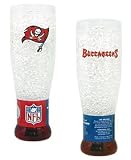 Tampa Bay Buccaneers Crystal Pilsner Glass
