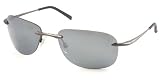 Bolle Sin City 'Metals' Sunglasses, Satin Silver Frame/ TNS Gun Lenses
