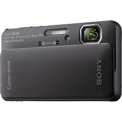 Black Friday Sony Cyber Shot DSC TX10 16.2 MP Waterproof Digital Still Camera with Exmor R CMOS Sensor 3D Sweep Panorama and Full HD 1080 60i Video Black