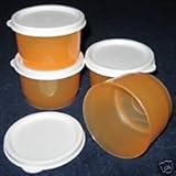 Tupperware 4-Ounce Snack Container Set, Orange
