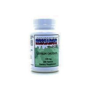 NCI Advanced Research Dr. Hans Nieper Lithium Orotate Tablets, 200 Count