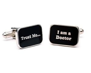 New - Doctor Slogan Cufflinks - CLI-CC-DOC-TST