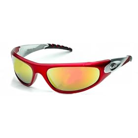 Click here to buy Xloop Red Sunset Straight Back Sports Runner Sunglasses.