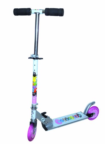 D'Arpèje - Barbapapa - OBAR10 - Vélo et Véhicule pour Enfants - Patinette 2 roues en aluminiun