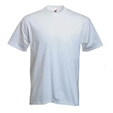 Fruit of the Loom Heavy Cotton T in White Size XL (SA101)