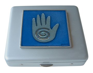Hand & Spiral Mirror Pill Box