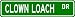 CLOWN LOACH Street Sign ~ Fishing ~ Great Fish Sign for your Lodge, Gameroom, Basement, Garage, Barn - 9 x 36 inches