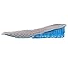 Kalevel Breathable 5cm Approximately 2 Inches Taller 2-Layer Height Adjustable Height Pure Silicone Increased Insoles Shoe Lifts Shoe Pads Elevator Insoles for Women - One Pair (Blue)