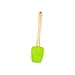 Quicklids QL-WS-GR Silicone Spatulas with Wooden Handles (Set of 3), Green