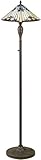 Moonstruck Collection Tiffany Style Glass Shade Floor Lamp