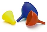 Progressive International Set of 3 Silicone Funnels