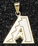 Arizona Diamondbacks Solid 14K Gold 5/8 inch A Pendant
