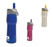 Nathan Stainless Steel 500 mL Flip Straw Bottle