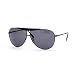 Giorgio Armani GA487/S '006 Sunglasses Designer Fashion Asta flessibile Men's Male Black Eyewear Collection Aviator Pilot Sun Glasses