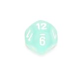 Chessex Frosted 16mm Teal and white d12