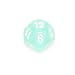 Chessex Frosted 16mm Teal and white d12