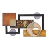 Big Abstract Metal Wall Art Sculpture Home Decor 37w, 21h