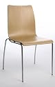 TOPSTAR CH170-BU Besucherstuhl I-Chair Holz Buche (4 St&uuml;ck)