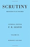 Scrutiny vol. 20 Index & Retrosp: Volume 20, Index and Retrospect