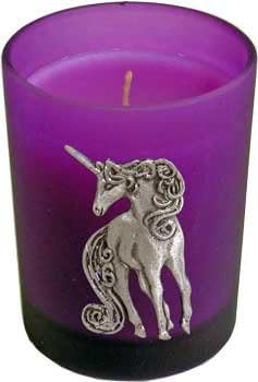 2oz "Glitter Unicorn" Vanilla Scented Glass Candle