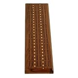 Review Wood Expressions Inc.  / 3Track Dark Walnut Cribbage Board