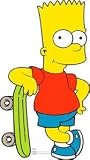 Bart Simpson - The Simpsons - Cardboard Cutout - Lifesize Standee [Toy]