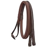 Silver Fox Raised Rubber Grip Reins-Brown - Brown