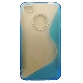 Kristall housse de protection Case TPU S-Line Combo Baby bleu pour Apple iPhone 4S, Apple iPhone 4