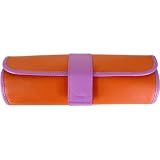 Review   / Pumpkin Maui Baekgaard Vivid Bright Leather Jewelry Roll for travel - packed with features!