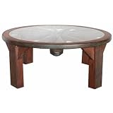 Shoshone Coffee Table (Teak) (18"H x 46"W x 46"D)