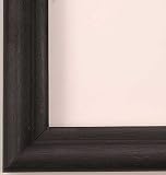 Soft Black Picture Frame-Solid Wood-413, 12x18