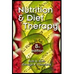 Nutrition and Diet Therapy-Textbook Only by  Carolyn E Townsend