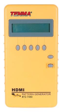 New Tenma Portable HDMI Pattern Generator Simple Five¨CButton Operation Easily Selects Resolution