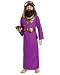 Childrens Purple Wiseman Costume Size Medium 8-10