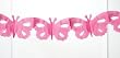 Pink Butterfly Garland, Set of 2