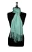 Biagio 100% Wool Pashmina Scarf TURQUOISE Color Women's Shawl Wrap