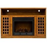 Southern Enterprises Console Electric Fireplace fireplace set