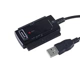 Vantec CB-ISATAU2 SATA/IDE to USB 2.0 Adapter Supports 2.5-Inch, 3.5-Inch, 5.25-Inch Hard Disk Drives (Black)