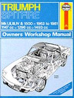 Triumph Spitfire Mk.1, 2, 3, 4 & 1500 1962-81 Owner's Workshop Manual (Service & repair manuals)