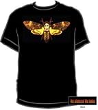 Silence of the Lambs MOTH Adult Unisex Black T-shirt Tee shirt