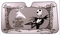 Disney Nightmare Before Christmas JACK Car Sun Shade - Front Window