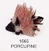 Brushkins by Nature's Accents Porcupine, Black, 5 in.