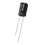 SODIAL(R)10個220uF 35V 105Cラジアル電解コンデンサ8x12mm