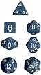 Chessex Dice: Polyhedral 7-Die Speckled Dice Set - Sea