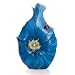 Franz Porcelain Blue poppy flower small vase