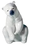 Lladr&Atilde;&sup3; Bear, White Figurine